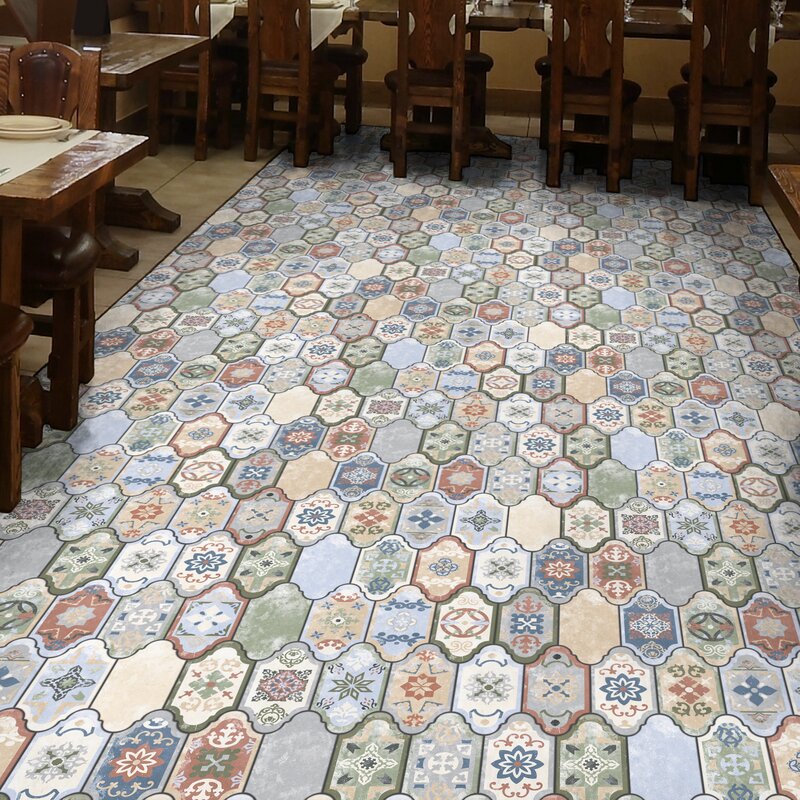 mosaic sheet vinyl flooring